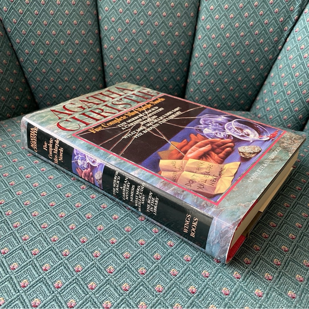 Five Complete Miss Marple Novels by Agatha Christie. Vintage 1980 Hardcover